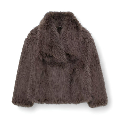 Magda | Faux Fur elegance Pelsfrakke