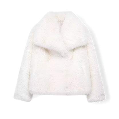 Magda | Faux Fur elegance Pelsfrakke