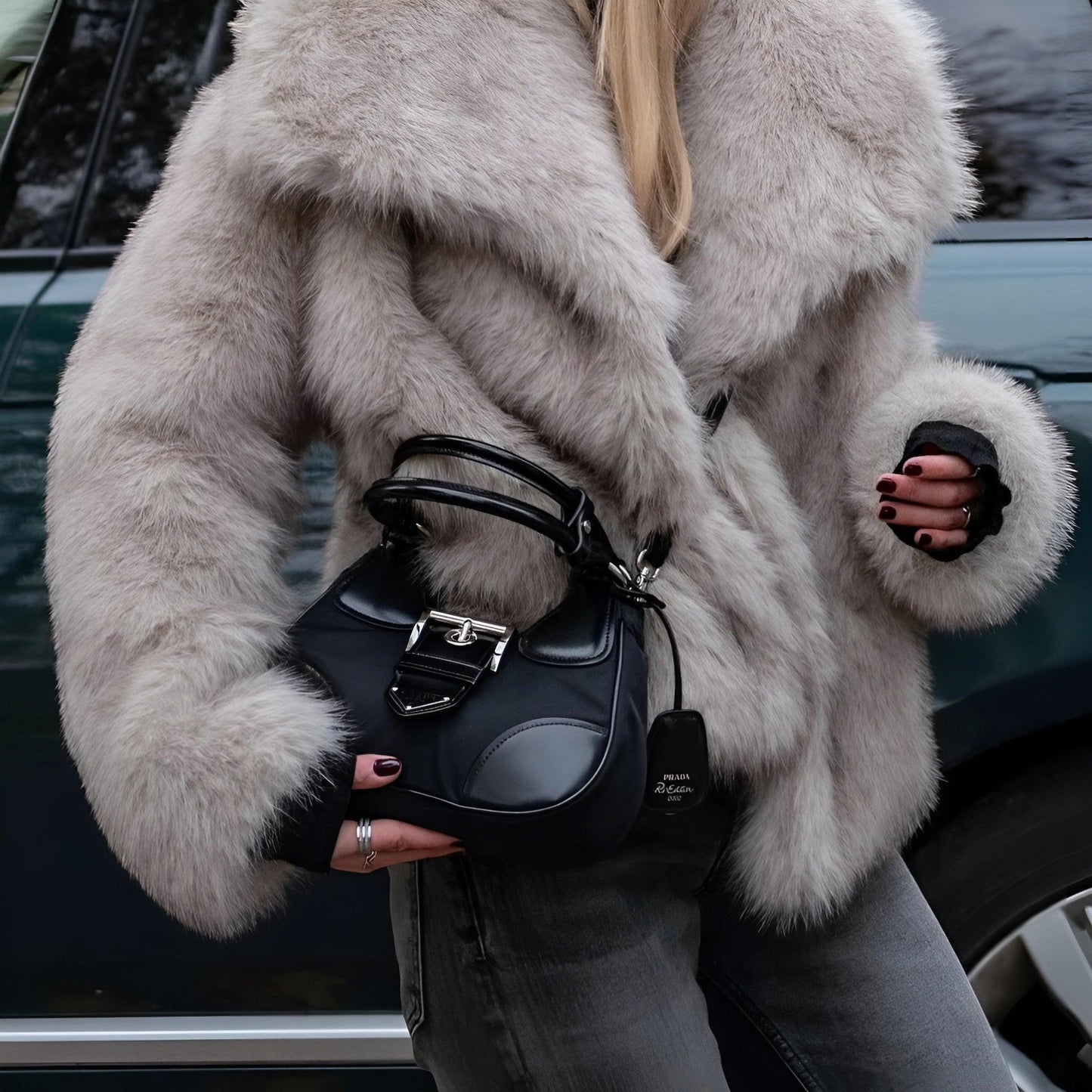 Magda | Faux Fur elegance Pelsfrakke