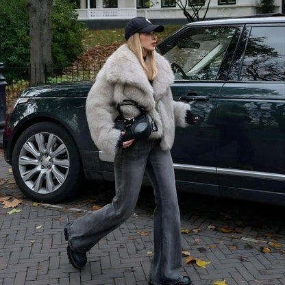 Magda | Faux Fur elegance Pelsfrakke